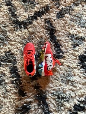 Graffiti Nike cleats fast flex